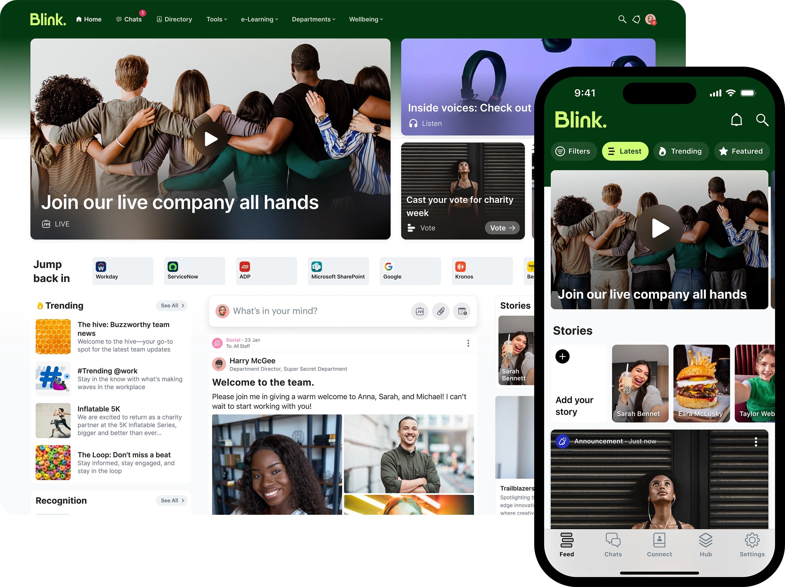 News Feed Screenshot